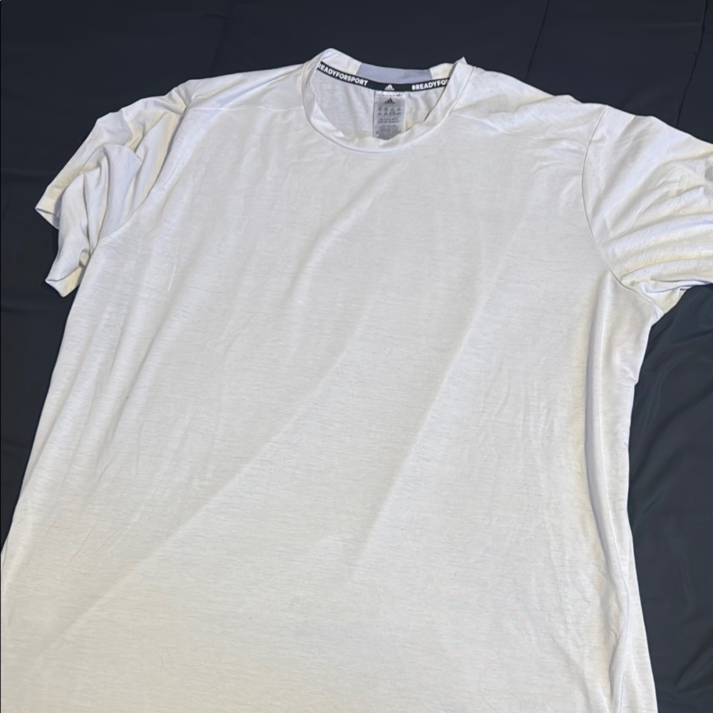 Adidas White Short Sleeve Tee